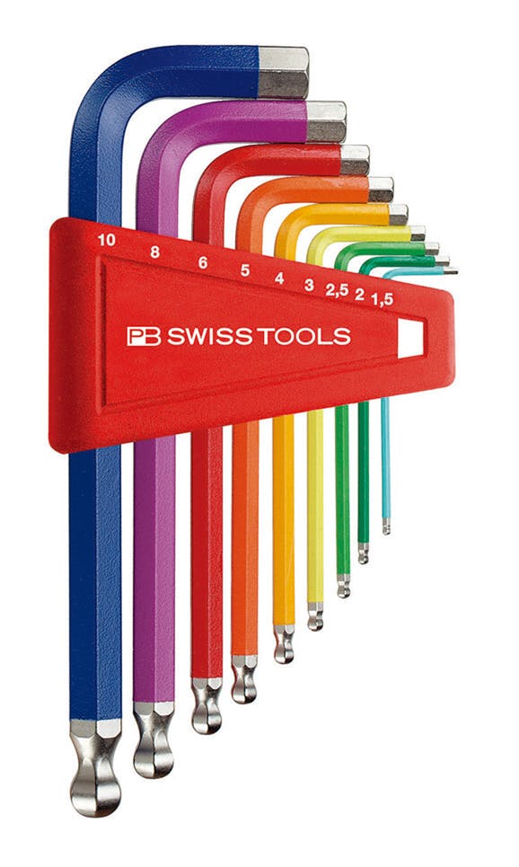 PB SWISS TOOLS ピービースイスツールズ 9本組 レインボーシリーズ 