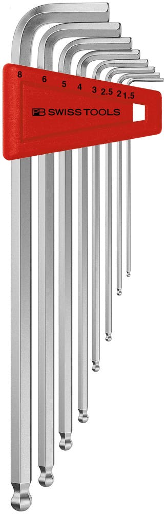 PB SWISS TOOLS ピービースイスツールズ 8本組 ボール付ロング六角棒レンチセット L型 ホルダー付 212.LH-8 000501706058 レンチ PB SWISS TOOLS ピービースイスツールズ 8本組 ボール付ロング六角棒レンチセット L型 ホルダー付 212.LH-8 000501706058 レンチ