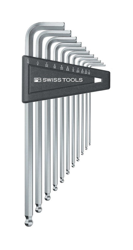 PB SWISS TOOLS ピービースイスツールズ 12本組 インチサイズ ボール付ロング六角棒レンチセット L型 ホルダー付 212Z. LH-12 00 レンチ PB SWISS TOOLS ピービースイスツールズ 12本組 インチサイズ ボール付ロング六角棒レンチセット L型 ホルダー付 212Z. LH-12 00 レンチ