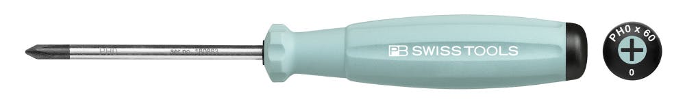 PB SWISS TOOLS ピービースイスツールズ レインボーシリーズ スイスグリップ プラスドライバー #0 全長140mm LG (水色) 8190. ドライバー PB SWISS TOOLS ピービースイスツールズ レインボーシリーズ スイスグリップ プラスドライバー #0 全長140mm LG (水色) 8190. ドライバー