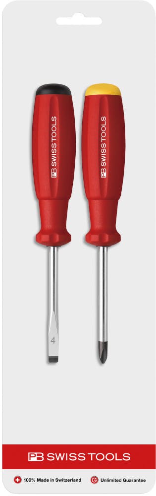 PB SWISS TOOLS ピービースイスツールズ 2本組 スイスグリップ マイナス・プラスドライバーセット 8262CN 000501780262 (C ドライバー PB SWISS TOOLS ピービースイスツールズ 2本組 スイスグリップ マイナス・プラスドライバーセット 8262CN 000501780262 (C ドライバー