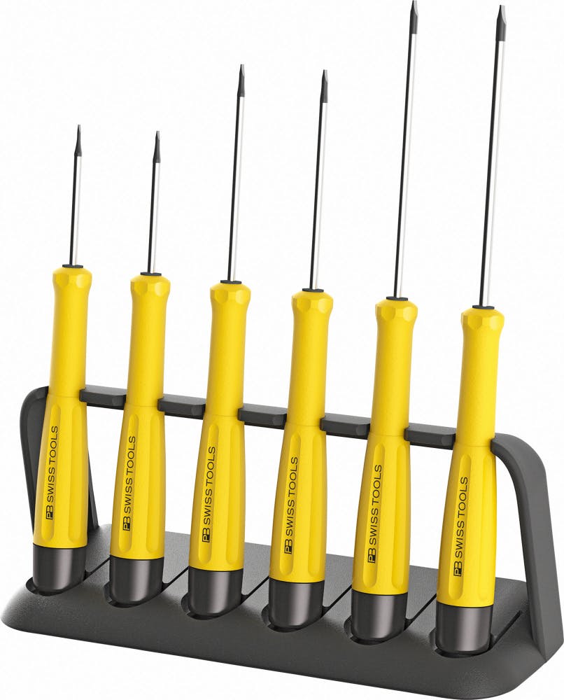 PB SWISS TOOLS ピービースイスツールズ 6本組 スイスグリップ ESD精密六角ドライバーセット 8642ESD 000501786003 ドライバー PB SWISS TOOLS ピービースイスツールズ 6本組 スイスグリップ ESD精密六角ドライバーセット 8642ESD 000501786003 ドライバー