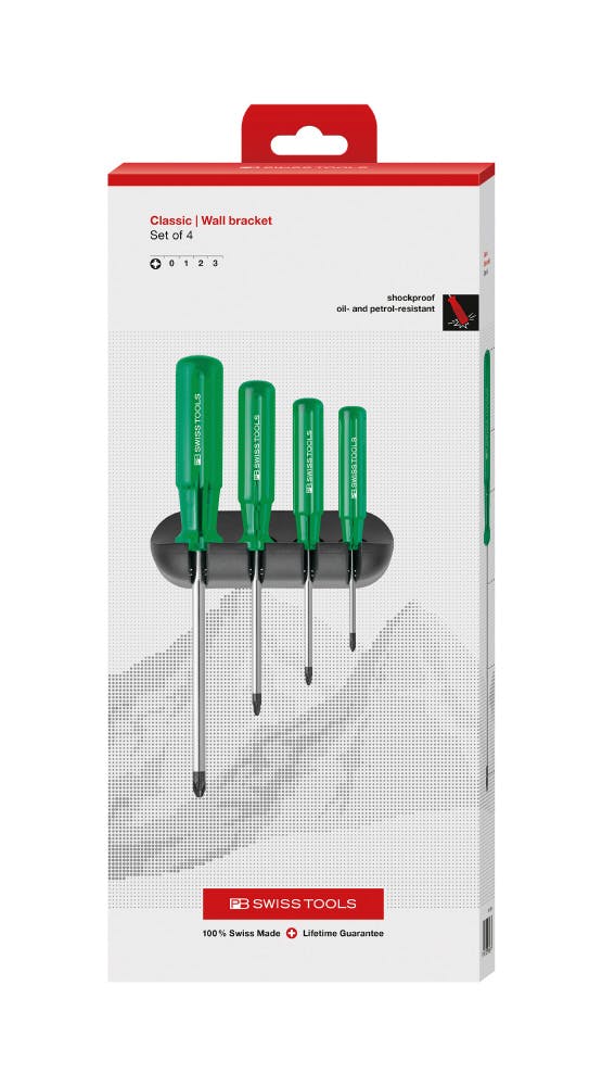 PB SWISS TOOLS ピービースイスツールズ 4本組 クラシックハンドル プラスポジドライバーセット ホルダー付 ペーパーボックス入 243.CBB ドライバー PB SWISS TOOLS ピービースイスツールズ 4本組 クラシックハンドル プラスポジドライバーセット ホルダー付 ペーパーボックス入 243.CBB ドライバー