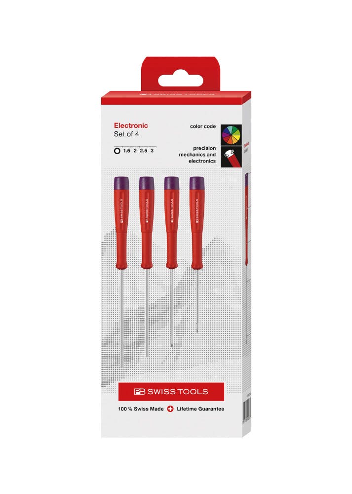PB SWISS TOOLS ピービースイスツールズ 4本組 スイスグリップ 精密六角ドライバーセット ペーパーボックス入 8625.CBB 0005018 ドライバー PB SWISS TOOLS ピービースイスツールズ 4本組 スイスグリップ 精密六角ドライバーセット ペーパーボックス入 8625.CBB 0005018 ドライバー