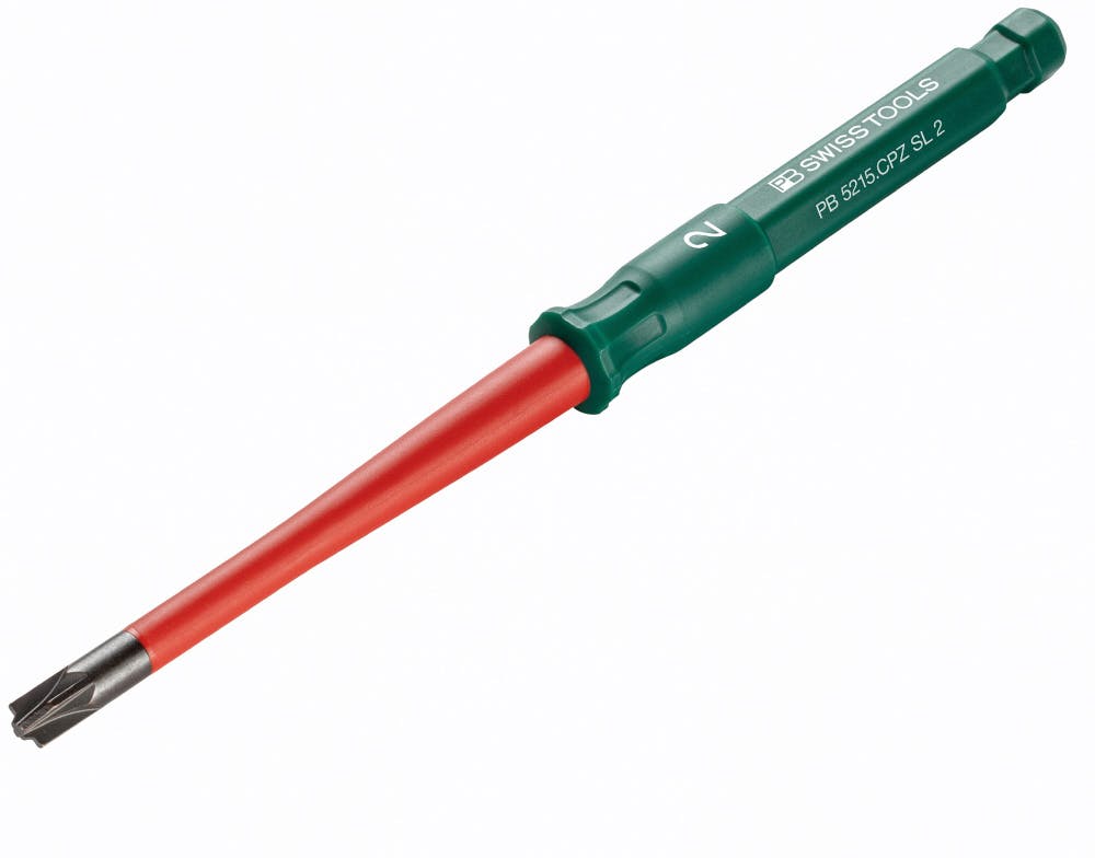 PB SWISS TOOLS ピービースイスツールズ 5215絶縁ドライバーブレードシリーズ 絶縁ポジマイナスドライバーブレード PZ2 全長165mm 5 ドライバー PB SWISS TOOLS ピービースイスツールズ 5215絶縁ドライバーブレードシリーズ 絶縁ポジマイナスドライバーブレード PZ2 全長165mm 5 ドライバー