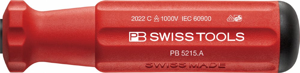 PB SWISS TOOLS ピービースイスツールズ 5215絶縁ドライバーブレード用 差替式ドライバーハンドル 全長112.5mm 5215.A 0005 ドライバー PB SWISS TOOLS ピービースイスツールズ 5215絶縁ドライバーブレード用 差替式ドライバーハンドル 全長112.5mm 5215.A 0005 ドライバー