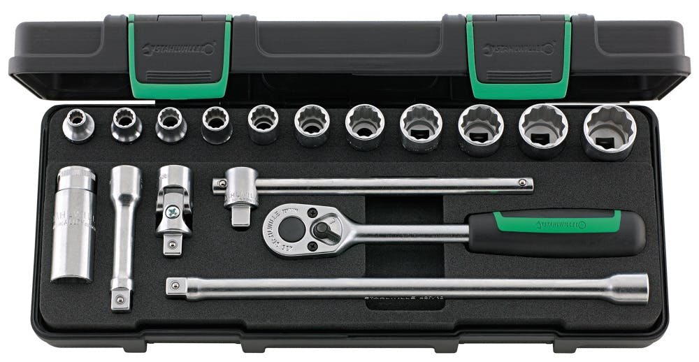 STAHLWILLE スタビレー 17点組 3/8SQ ソケットレンチセット 45A/12/5KN 000505252016 レンチ STAHLWILLE スタビレー 17点組 3/8SQ ソケットレンチセット 45A/12/5KN 000505252016 レンチ