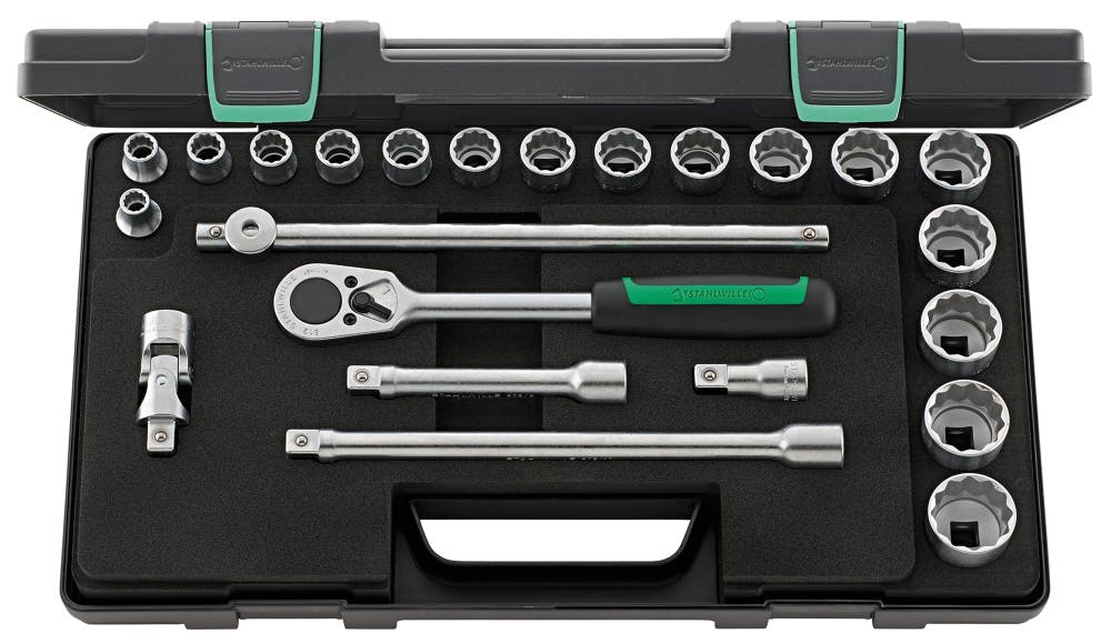 STAHLWILLE スタビレー 23点組 1/2SQ ソケットレンチセット 50A/17/6KN 000505326004 レンチ STAHLWILLE スタビレー 23点組 1/2SQ ソケットレンチセット 50A/17/6KN 000505326004 レンチ