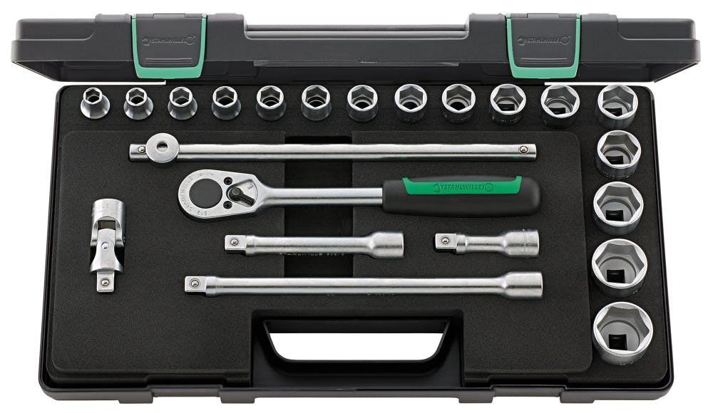 STAHLWILLE スタビレー 22点組 1/2SQ ソケットレンチセット 52/16/6KN 000505361032 レンチ STAHLWILLE スタビレー 22点組 1/2SQ ソケットレンチセット 52/16/6KN 000505361032 レンチ