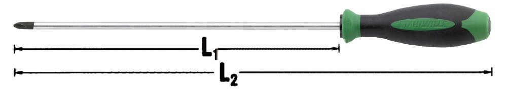 STAHLWILLE スタビレー プラスドライバーロング #2X250mm 4631