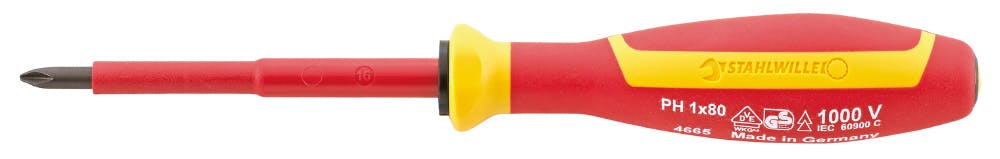 STAHLWILLE スタビレー 絶縁プラスドライバー #0×145mm 4665VDE-0N 000505669860 (CDC) ドライバー STAHLWILLE スタビレー 絶縁プラスドライバー #0×145mm 4665VDE-0N 000505669860 (CDC) ドライバー