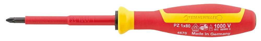 STAHLWILLE スタビレー 絶縁ポジドライバー PZ2×215mm 4670VDE-2N 000505669912 ドライバー STAHLWILLE スタビレー 絶縁ポジドライバー PZ2×215mm 4670VDE-2N 000505669912 ドライバー