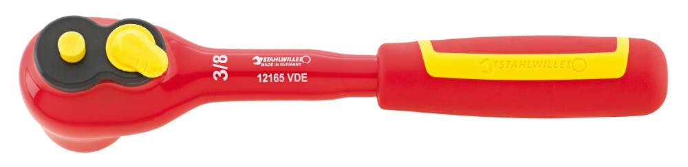 STAHLWILLE スタビレー 3/8SQ 80ギア 絶縁ラチェットハンドル 12165VDE 000505776165 レンチ STAHLWILLE スタビレー 3/8SQ 80ギア 絶縁ラチェットハンドル 12165VDE 000505776165 レンチ