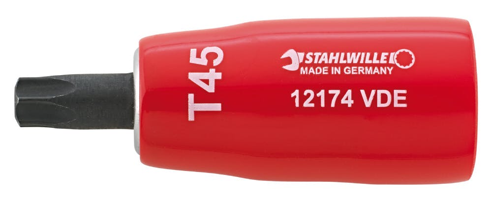 【新品】STAHLWILLE（スタビレー） 12174VDE-T25 3／8SQ 絶縁ヘクスローブ（02390025） STAHLWILLE スタビレー 3/8SQ 絶縁へクスローブ T25 12174VDE