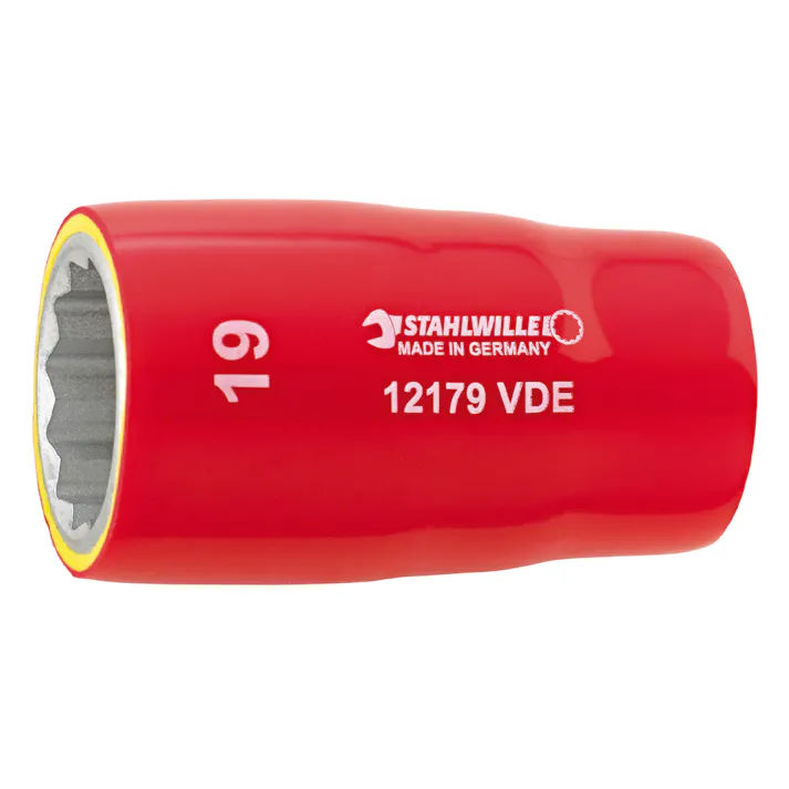 STAHLWILLE スタビレー 1/2SQ 絶縁ソケット 22mm 12179VDE-22 000505781022【別送品】