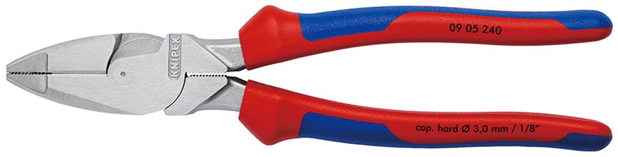 KNIPEX クニペックス 架線工事用強力ペンチ 0905-240 000506016524