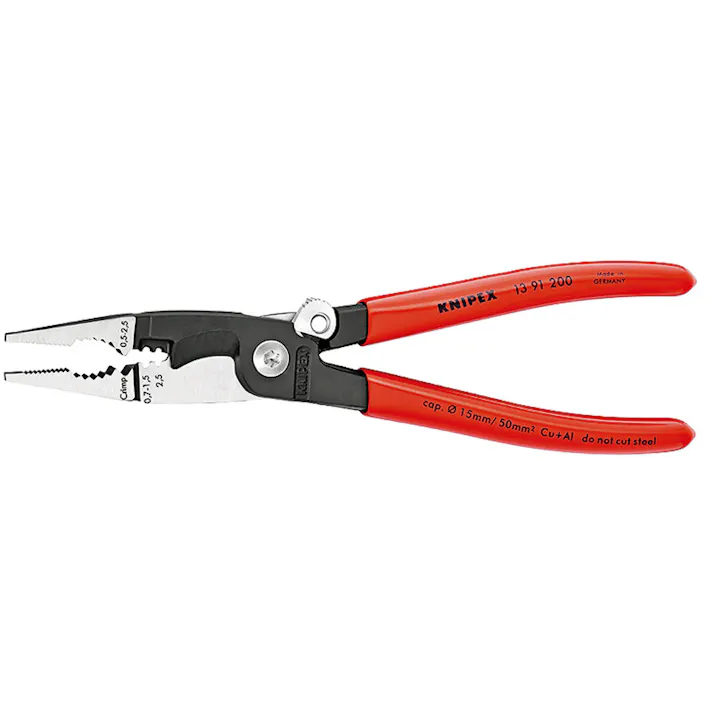 KNIPEX クニペックス エレクトロプライヤーオープンスプリング付 SB 1391-200 000506033120【別送品】