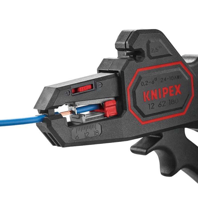 KNIPEX クニペックス    自動ワイヤーストリッパー0.2-6.0 SB 1262-180 000506033180【別送品】