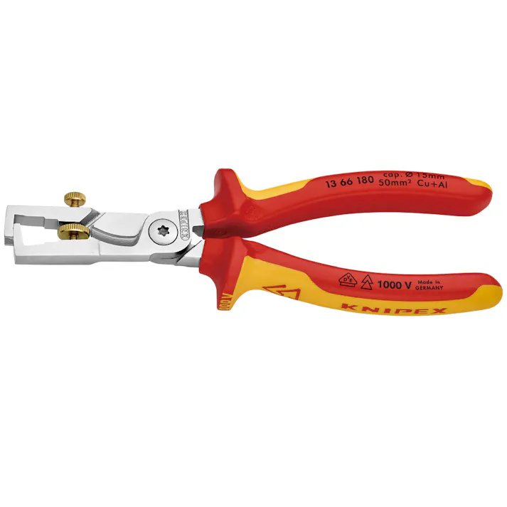 KNIPEX クニペックス 絶縁カッティングストリッパー SB 1366-180 000506033266【別送品】