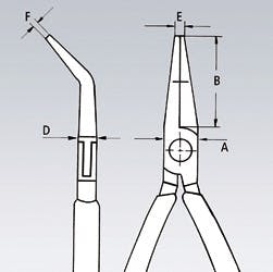 KNIPEX クニペックス エレクトロニクスプライヤー 3542-115ESD