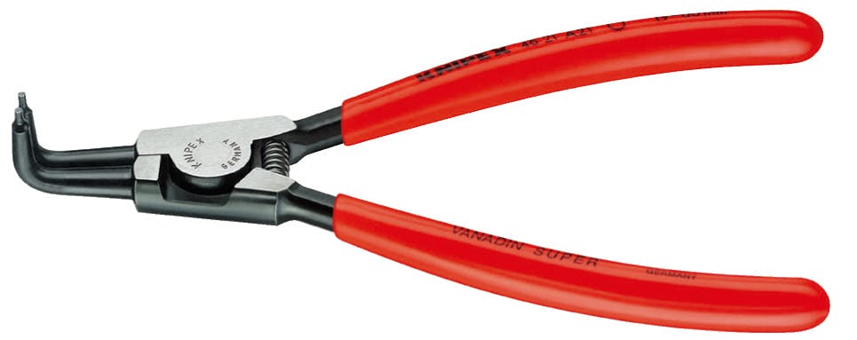 KNIPEX クニペックス 軸用スナップリングプライヤー曲 SB 4621