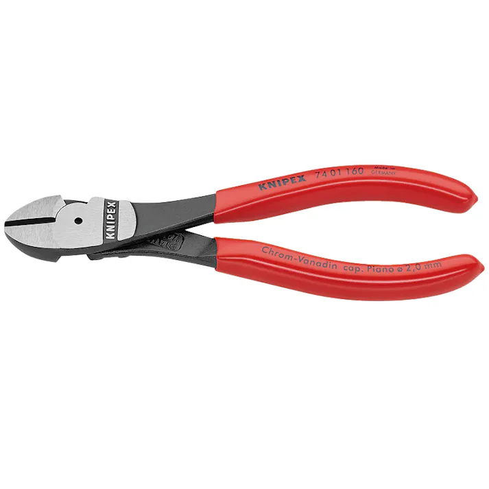 KNIPEX クニペックス 強力型斜ニッパー 硬線用 SB 7401-160 000506184160 (CDC)【ネット注文限定・別送品】