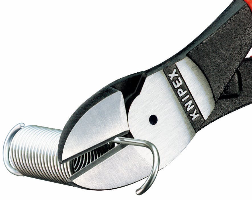 クニペックス 強力型斜ニッパー ベントタイプ SB 7421-200 鍛造軸