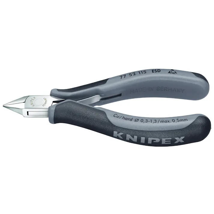 KNIPEX クニペックス エレクトロニクスニッパー 7752-115ESD 000506194013【別送品】