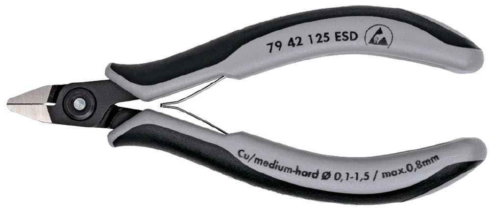 KNIPEX クニペックス エレクトロニクスニッパー SB 7942-125ESD 