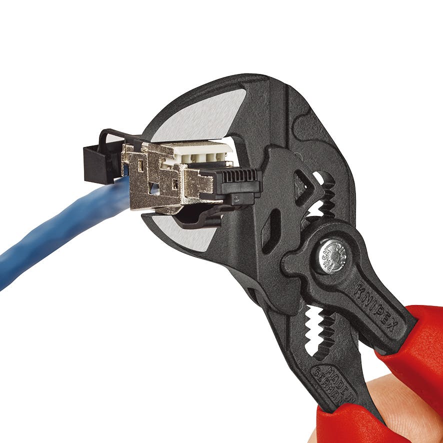 クニペックス プライヤーレンチ 8602-180SB モンキーレンチ兼用 配管