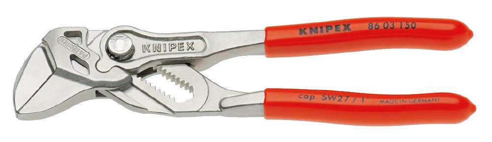 クニペックス プライヤーレンチ SB 8603-150 モンキーレンチ兼用 配管