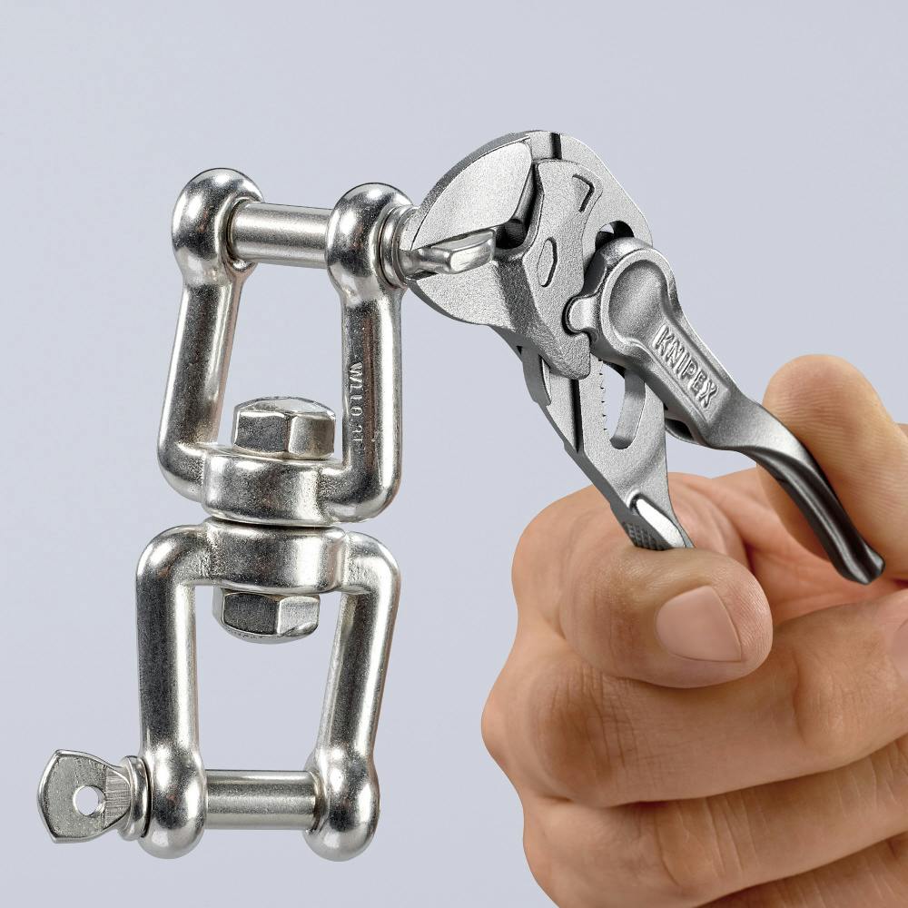 クニペックス プライヤーレンチXS 8604-100BK コンパクトレンチ 携帯用