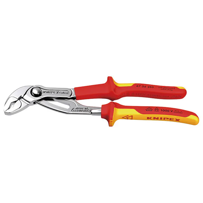 KNIPEX クニペックス 絶縁コブラウォーターポンププライヤ1000V 8726-250SB 000506213824【別送品】