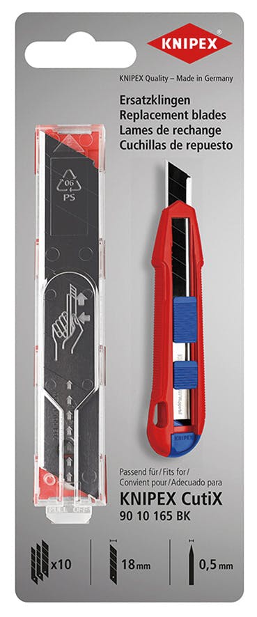 KNIPEX クニペックス 替刃10枚組 9010-165BK用 9010-165E02 000506226013 (CDC) カッター・ナイフ KNIPEX クニペックス 替刃10枚組 9010-165BK用 9010-165E02 000506226013 (CDC) カッター・ナイフ