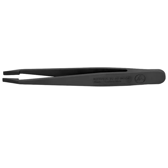 KNIPEX クニペックス プラスチックピンセット115mm 9209-04ESD 000506236904 (CDC)【ネット注文限定・別送品】