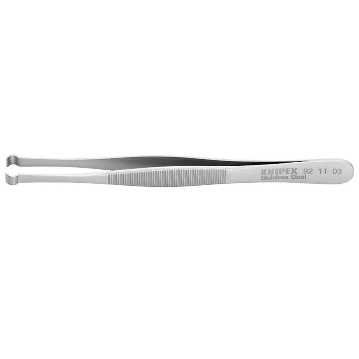 KNIPEX クニペックス 精密ピンセット122mm 9211-03 000506236914 (CDC)【ネット注文限定・別送品】