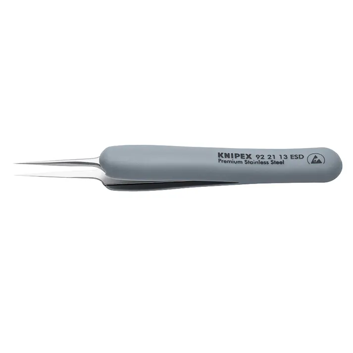 KNIPEX クニペックス ラバーグリップ付ピンセット112mm 9221-13ESD 000506236935【別送品】