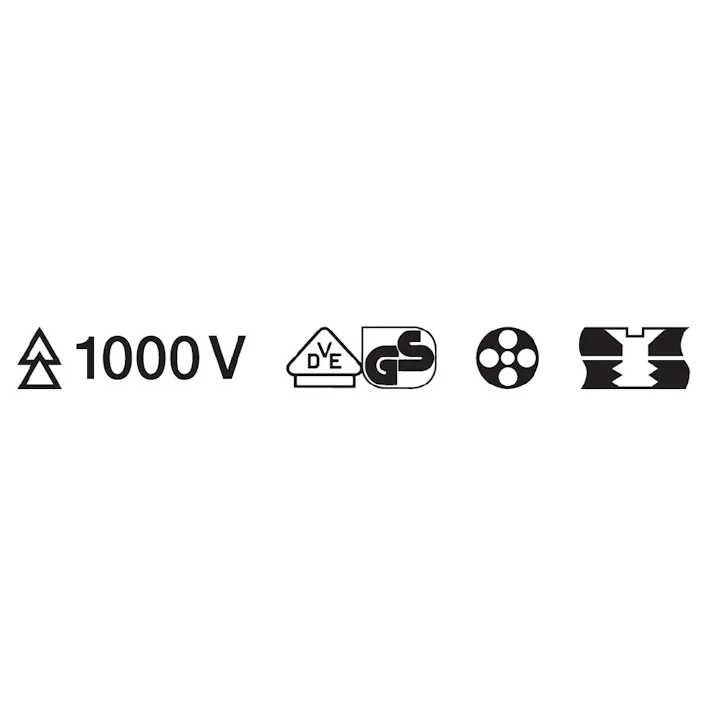 クニペックス 絶縁ケーブルカッター1000V SB 9516-200 ワイヤーカッター 電気工事 配線作業 506257168【別送品】