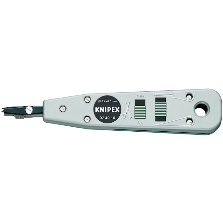 KNIPEX クニペックス LSA-PLUS端子用インサートツール 9740-10 000506277401【別送品】