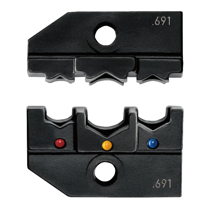 クニペックス 圧着ダイス 9743-200用 9749-06PI 圧着システムプライヤー 裸端子 buttコネクター 506277497【別送品】