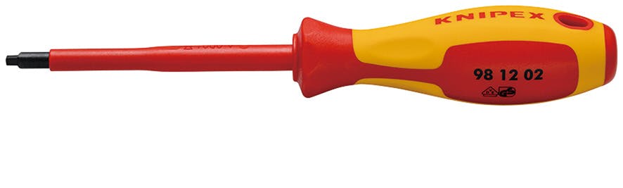 KNIPEX クニペックス 絶縁ロバートソンドライバーR21000V 9812-02 000506278182 (CDC) ドライバー KNIPEX クニペックス 絶縁ロバートソンドライバーR21000V 9812-02 000506278182 (CDC) ドライバー