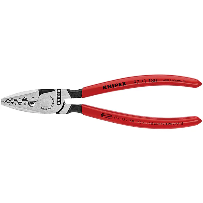 KNIPEX クニペックス エンドスリーブ用圧着ペンチ SB 9771-180 000506278771【別送品】