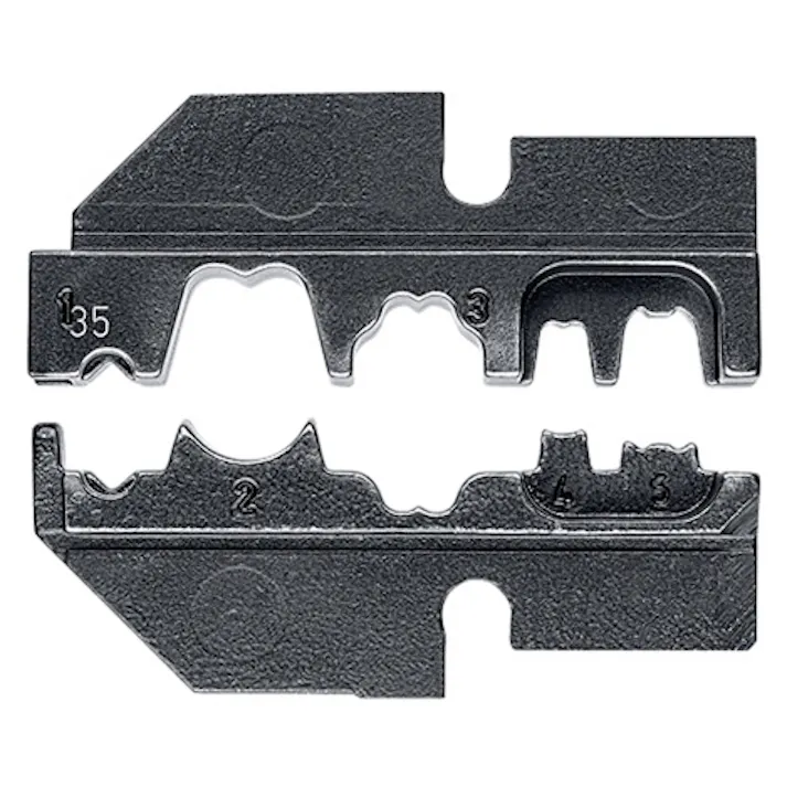 クニペックス 圧着ダイス 9743-200用 9749-35 非絶縁圧着端子 チューブケーブル端子 非絶縁buttコネクター・プレスコネクター用 506278935【別送品】