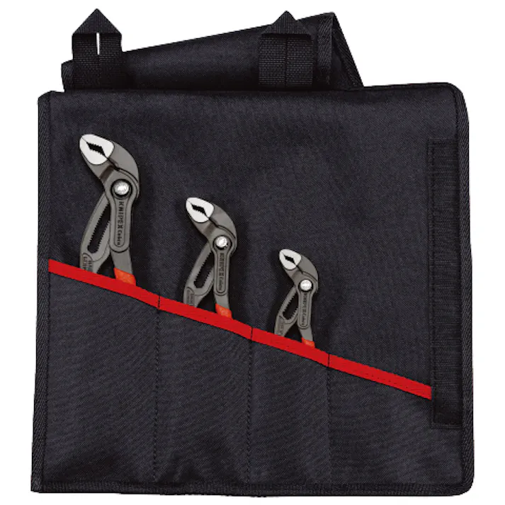 クニペックス コブラWPプライヤーセット3本組 001955S8 ウォーターポンププライヤー 配管工事 工具ケース 506306949【別送品】