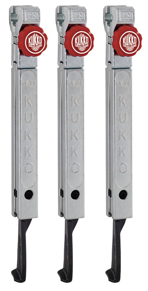 KUKKO クッコ 30+S-T用超薄爪ロングアーム250mm 3本 1-255-S