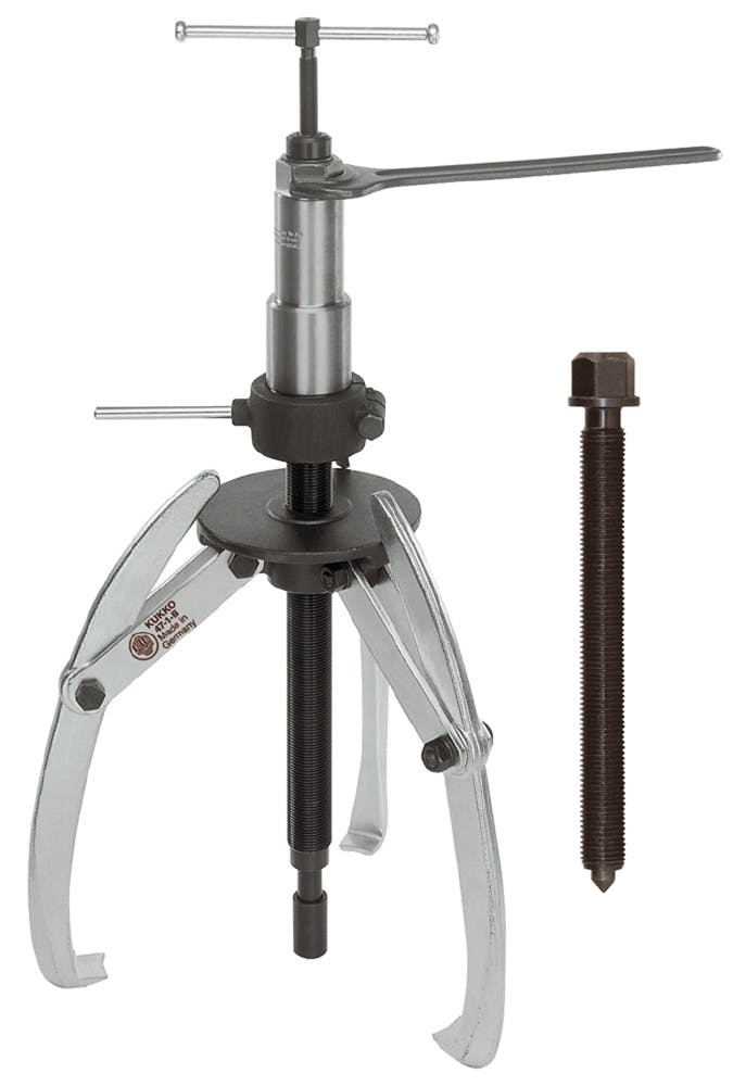 クッコ 3本アームプーラー 油圧 300mm 47-1-B ベアリング抜き ギヤ脱着 自動車整備 513084003【別送品】