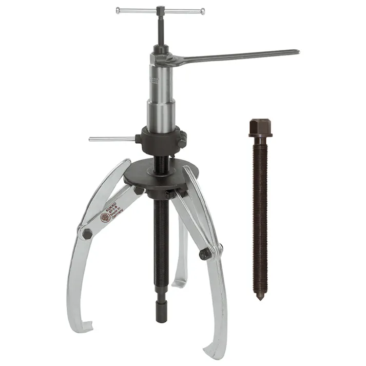 クッコ 3本アームプーラー 油圧 300mm 47-1-B ベアリング抜き ギヤ脱着 自動車整備 513084003【別送品】