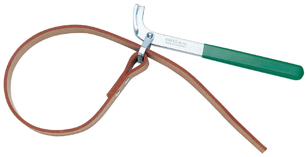 クッコ ベルトレンチ 104 取り外し オイルフィルター 滑り止めレンチ 513108040 レンチ クッコ ベルトレンチ 104 取り外し オイルフィルター 滑り止めレンチ 513108040 レンチ