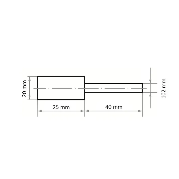 ルーカス 20x25/6軸付フェルトバフ A37000202560001 仕上げ研磨 艶出し グラインダー用 545000380【別送品】