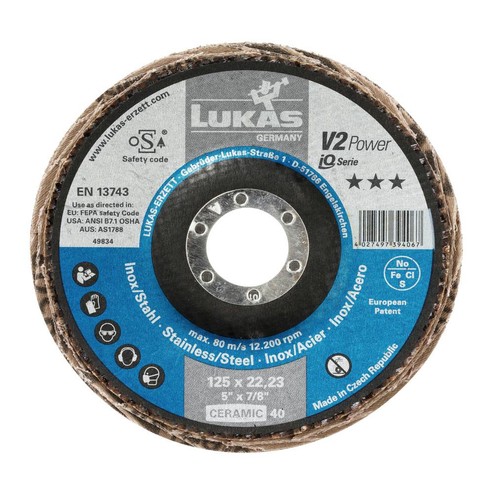 LUKAS ルーカス #60/125mmフラップディスク A27441250601450 000545000428 (CDC) ドリルアクセサリー LUKAS ルーカス #60/125mmフラップディスク A27441250601450 000545000428 (CDC) ドリルアクセサリー